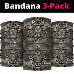 African Zebra Elephant Skin Pattern Neck Gaiter