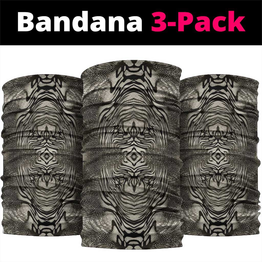African Zebra Elephant Skin Pattern Neck Gaiter