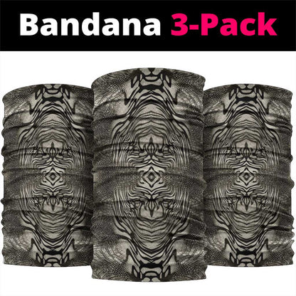 African Zebra Elephant Skin Pattern Neck Gaiter