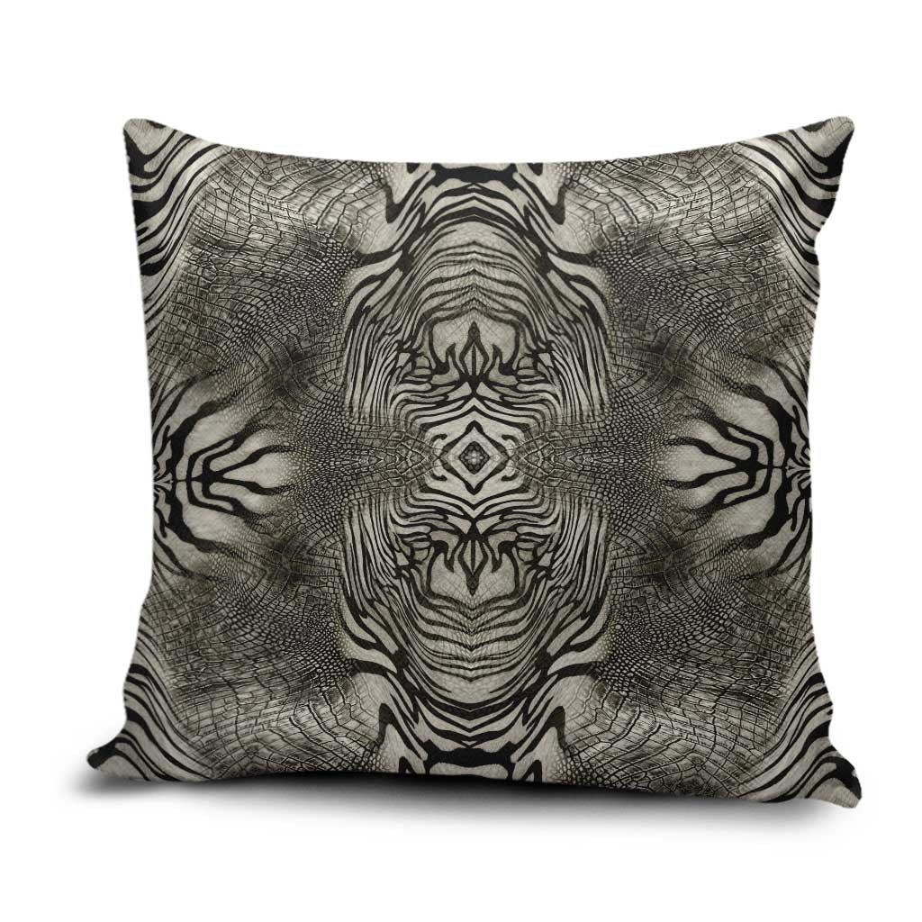 African Zebra Elephant Skin Pattern Pillow Cover