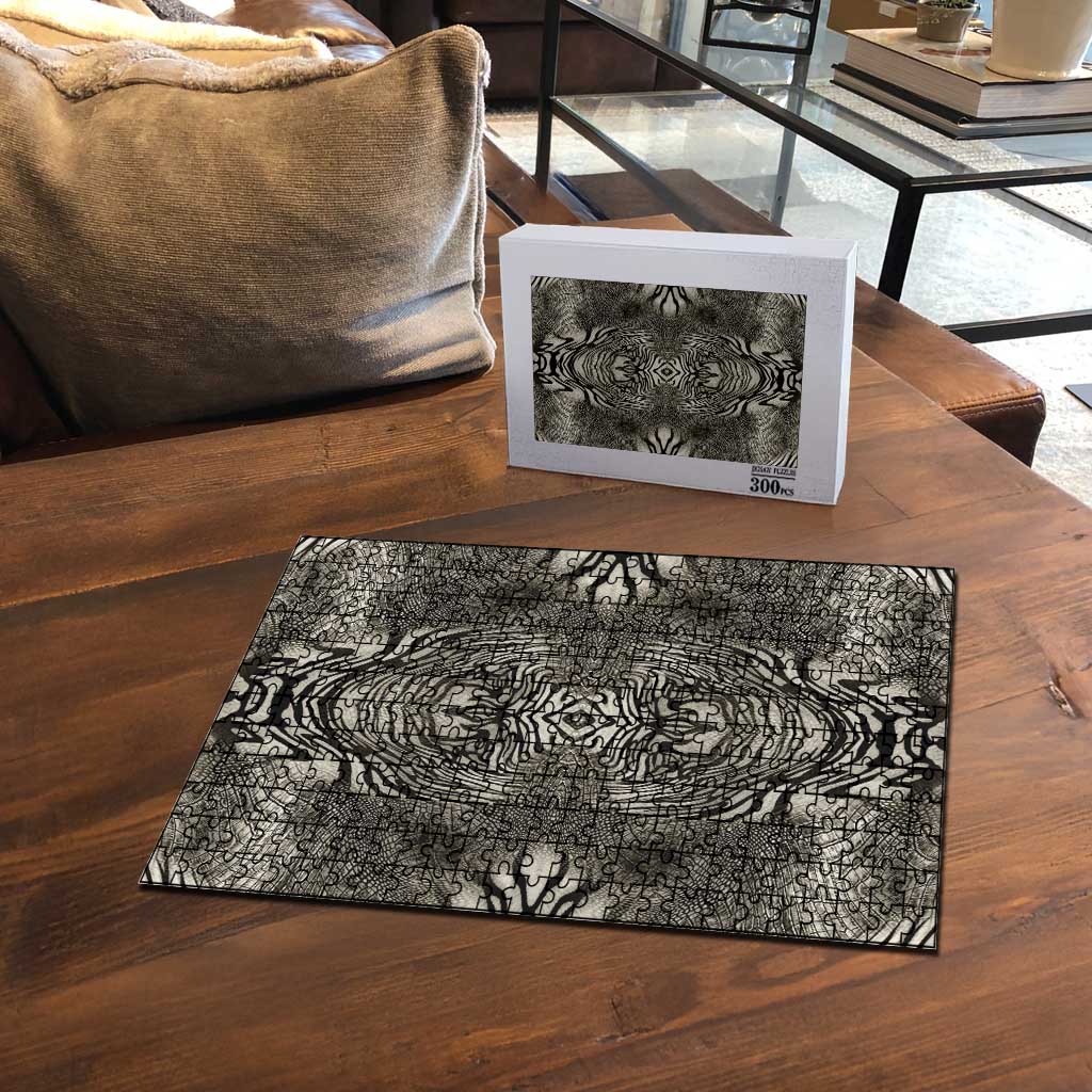 African Zebra Elephant Skin Pattern Puzzle