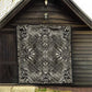 African Zebra Elephant Skin Pattern Quilt