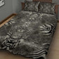 African Zebra Elephant Skin Pattern Quilt Bed Set