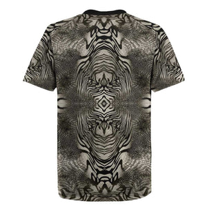 African Zebra Elephant Skin Pattern Rugby Jersey