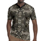African Zebra Elephant Skin Pattern Rugby Jersey