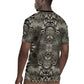 African Zebra Elephant Skin Pattern Rugby Jersey
