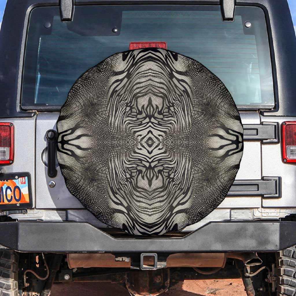African Zebra Elephant Skin Pattern Spare Tire Cover