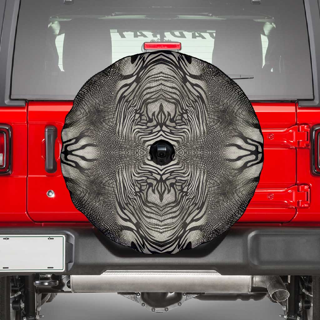 African Zebra Elephant Skin Pattern Spare Tire Cover