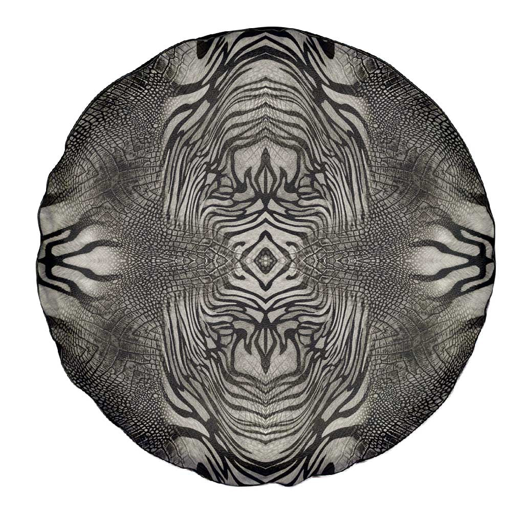 African Zebra Elephant Skin Pattern Spare Tire Cover