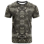 African Zebra Elephant Skin Pattern T shirt