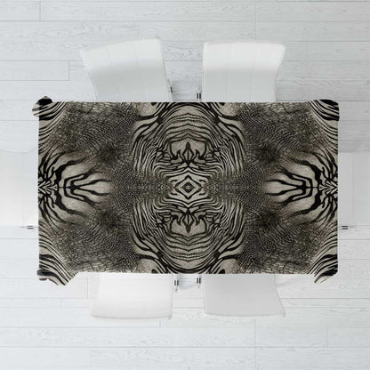 African Zebra Elephant Skin Pattern Tablecloth