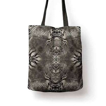 African Zebra Elephant Skin Pattern Tote Bag