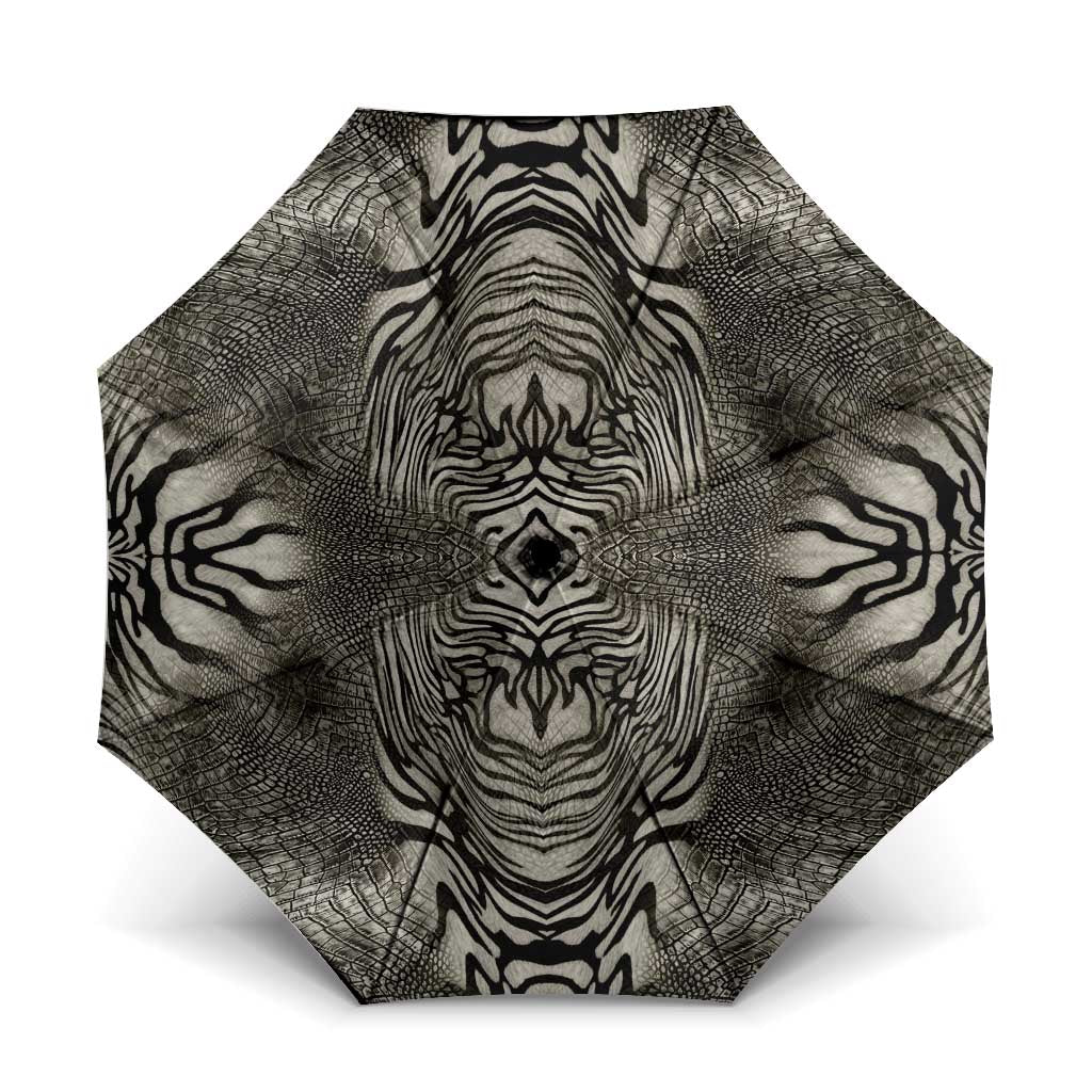 African Zebra Elephant Skin Pattern Umbrella