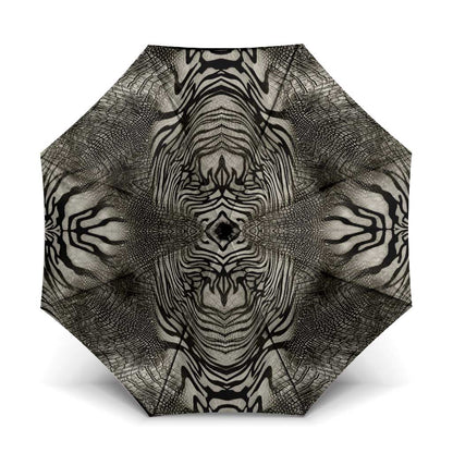 African Zebra Elephant Skin Pattern Umbrella