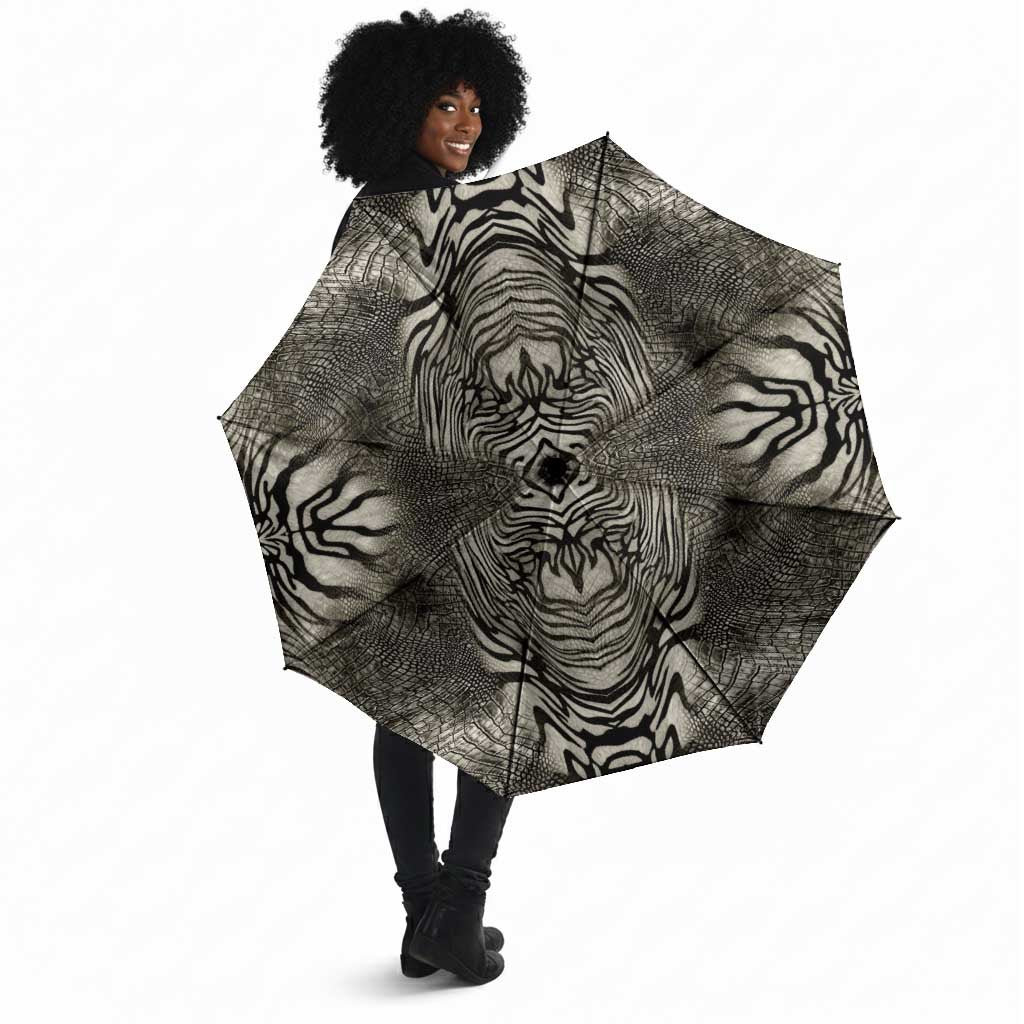 African Zebra Elephant Skin Pattern Umbrella