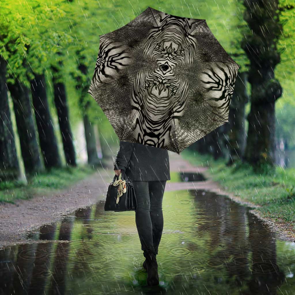 African Zebra Elephant Skin Pattern Umbrella