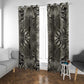 African Zebra Elephant Skin Pattern Window Curtain