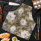 African Leopard Floral Pattern Apron Sahara Pearl