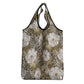 African Leopard Floral Pattern Grocery Bag Sahara Pearl