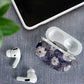 African Leopard Floral Pattern AirPods Case Nile Indigo