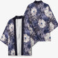 African Leopard Floral Pattern Kimono Nile Indigo