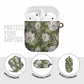 African Leopard Floral Pattern AirPods Case Safari Moss