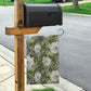 African Leopard Floral Pattern Garden Flag Safari Moss