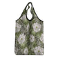 African Leopard Floral Pattern Grocery Bag Safari Moss