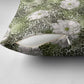 African Leopard Floral Pattern Pillow Cover Safari Moss