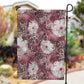 African Leopard Floral Pattern Garden Flag Sunset Mauve
