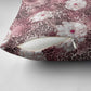 African Leopard Floral Pattern Pillow Cover Sunset Mauve