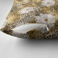 African Leopard Floral Pattern Pillow Cover Savannah Gold
