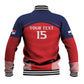 Custom Panama Football Baseball Jacket Go Los Canaleros Go