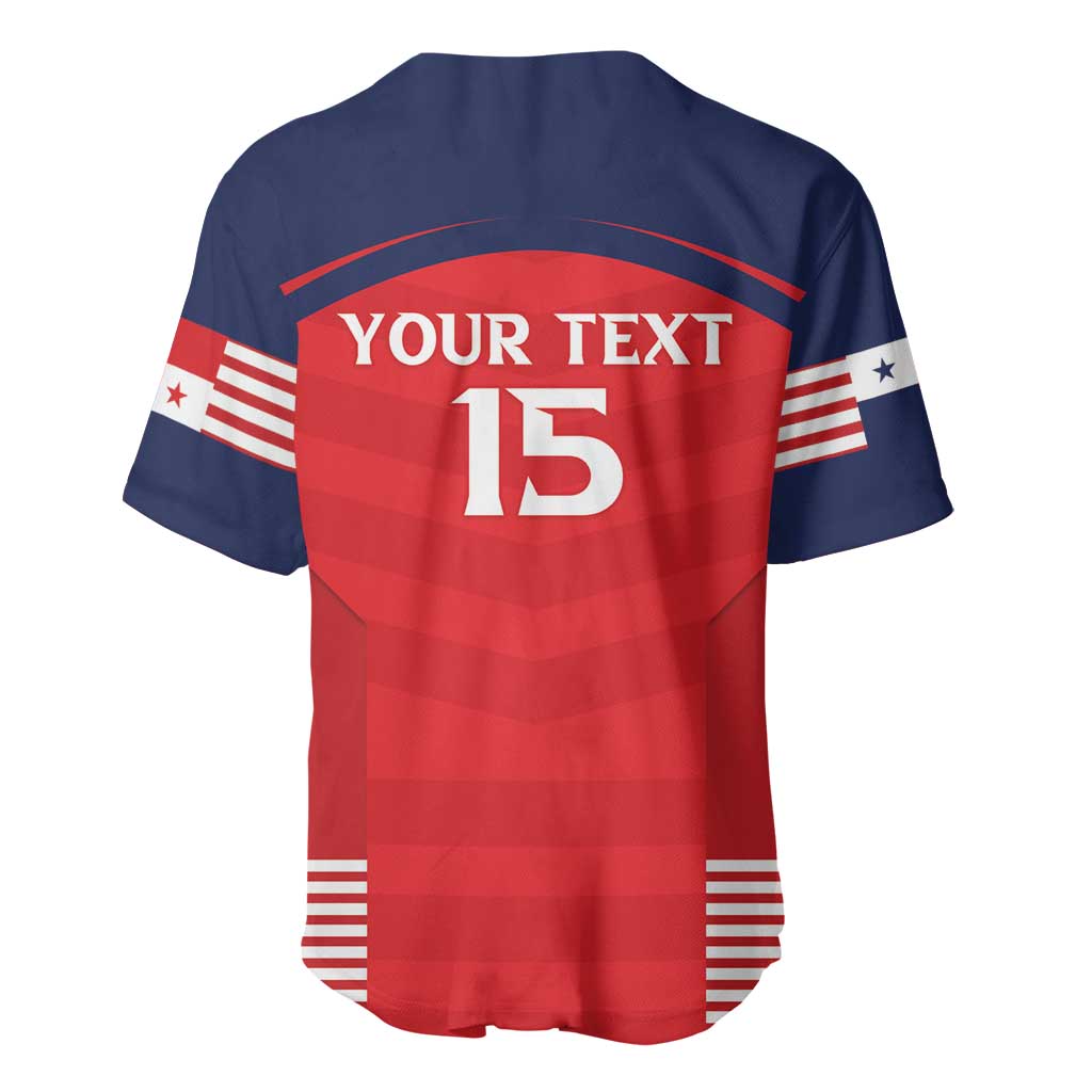 Custom Panama Football Baseball Jersey Go Los Canaleros Go