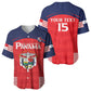 Custom Panama Football Baseball Jersey Go Los Canaleros Go