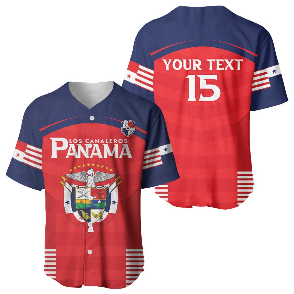 Custom Panama Football Baseball Jersey Go Los Canaleros Go