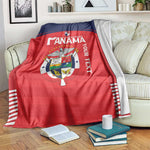 Custom Panama Football Blanket Go Los Canaleros Go