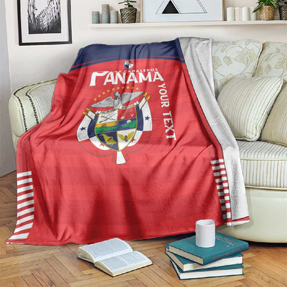 Custom Panama Football Blanket Go Los Canaleros Go