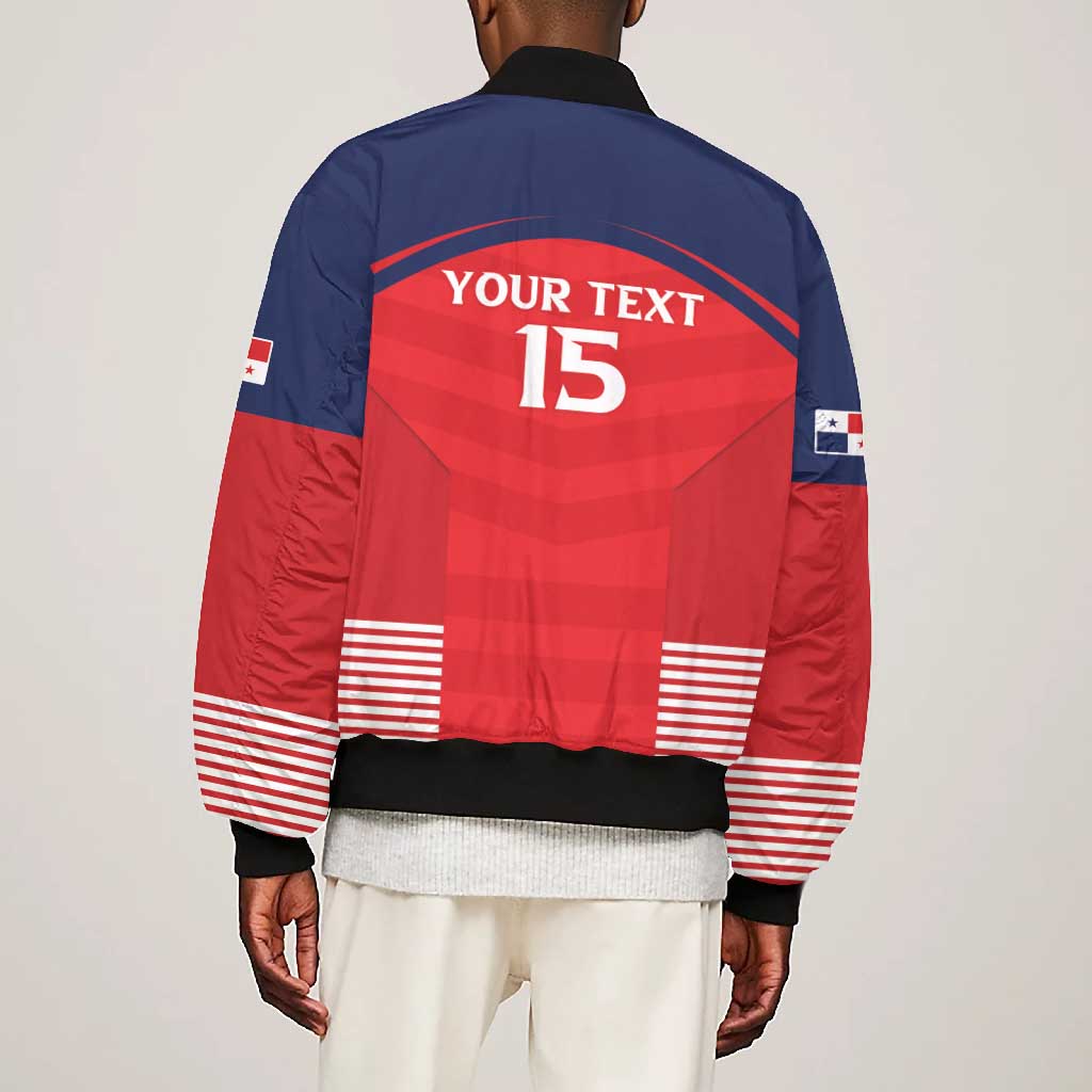 Custom Panama Football Bomber Jacket Go Los Canaleros Go