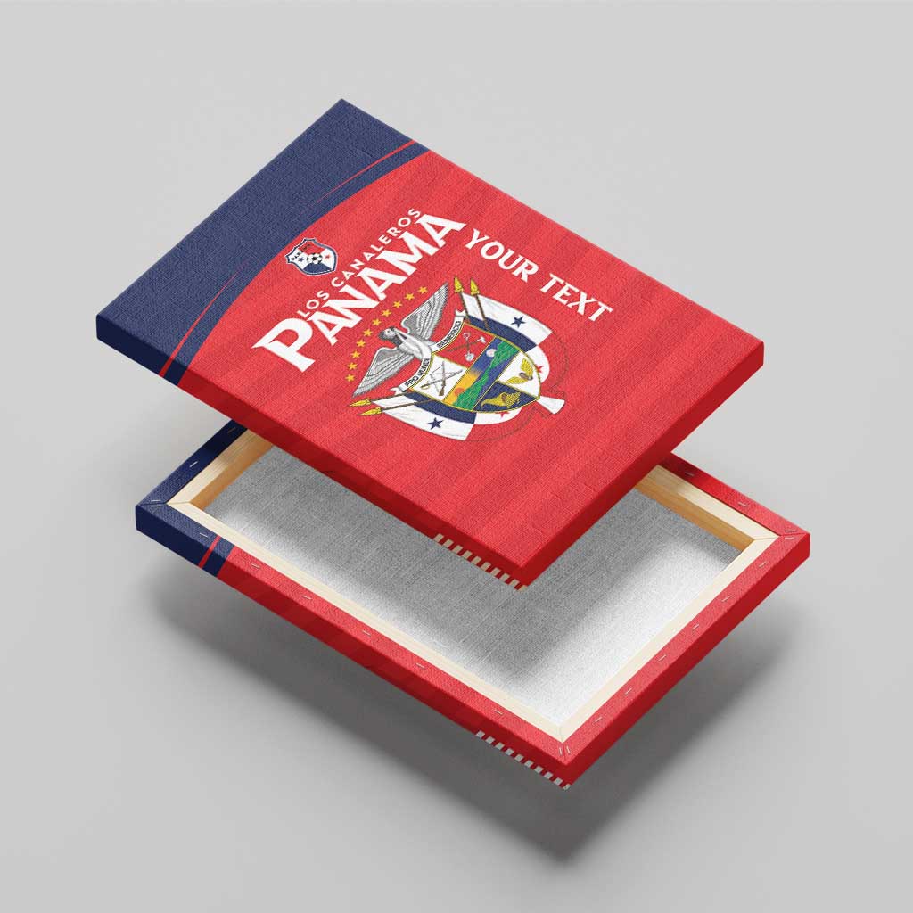 Custom Panama Football Canvas Wall Art Go Los Canaleros Go