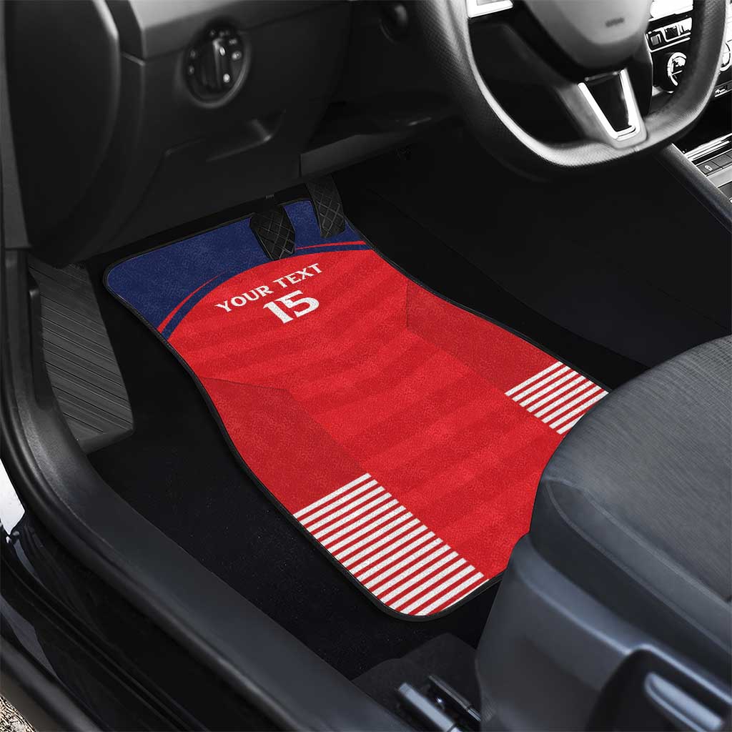 Custom Panama Football Car Mats Go Los Canaleros Go