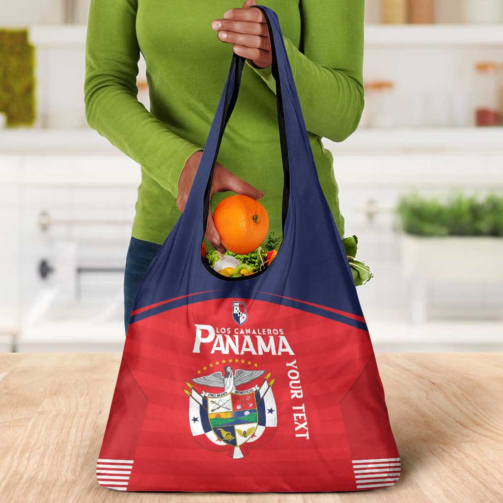 Custom Panama Football Grocery Bag Go Los Canaleros Go