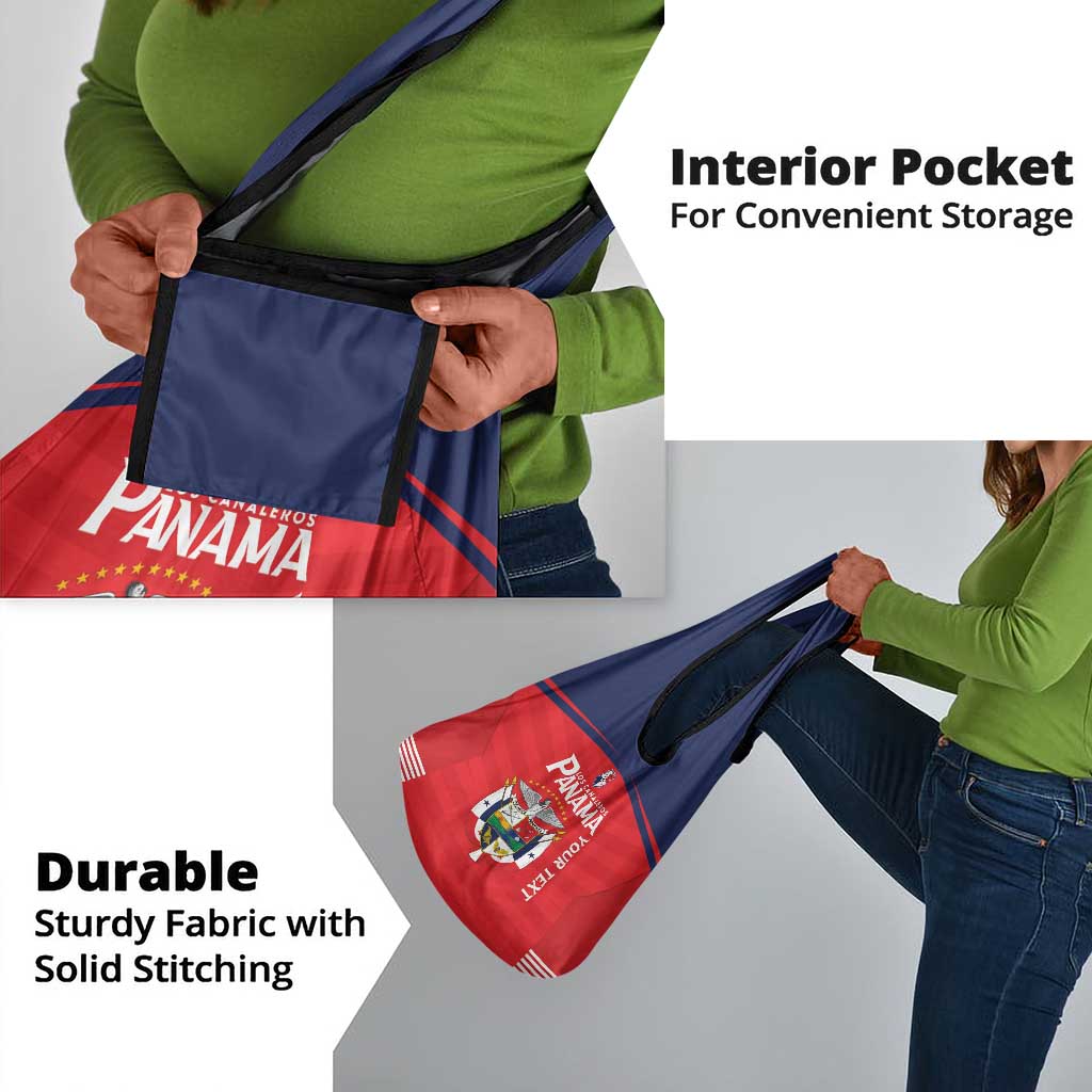 Custom Panama Football Grocery Bag Go Los Canaleros Go