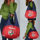 Custom Panama Football Grocery Bag Go Los Canaleros Go