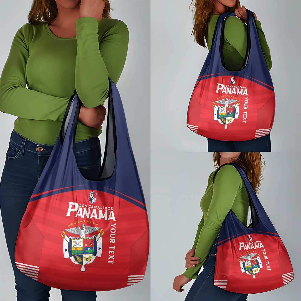 Custom Panama Football Grocery Bag Go Los Canaleros Go