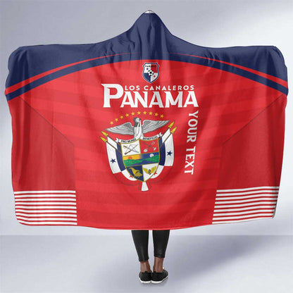 Custom Panama Football Hooded Blanket Go Los Canaleros Go