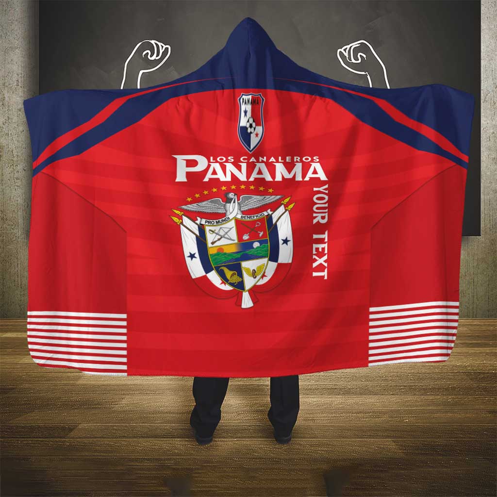 Custom Panama Football Hooded Blanket Go Los Canaleros Go