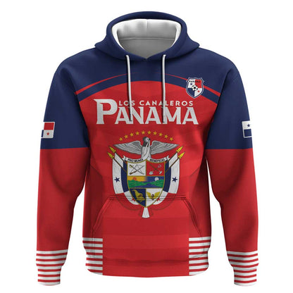 Custom Panama Football Hoodie Go Los Canaleros Go