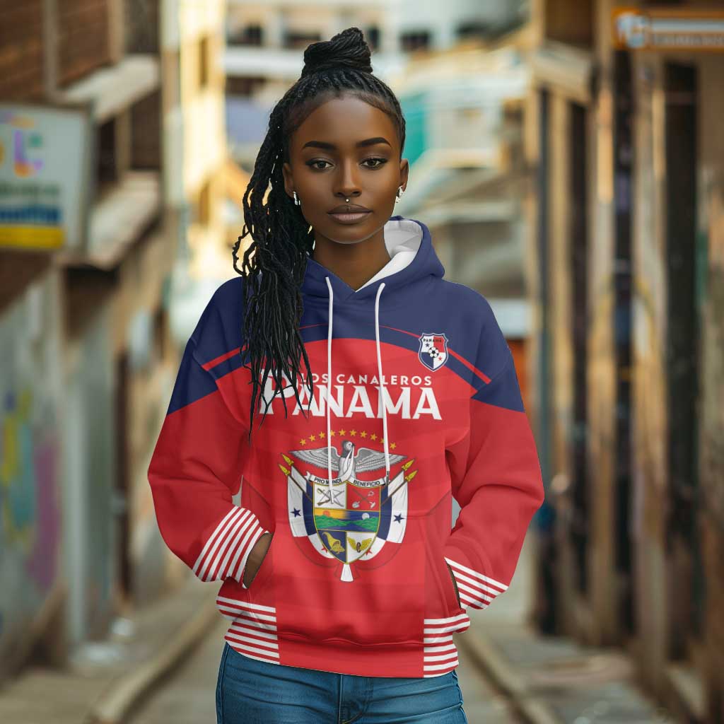 Custom Panama Football Hoodie Go Los Canaleros Go