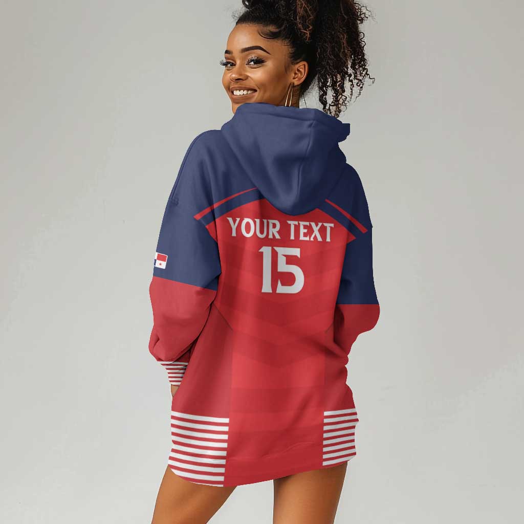 Custom Panama Football Hoodie Dress Go Los Canaleros Go